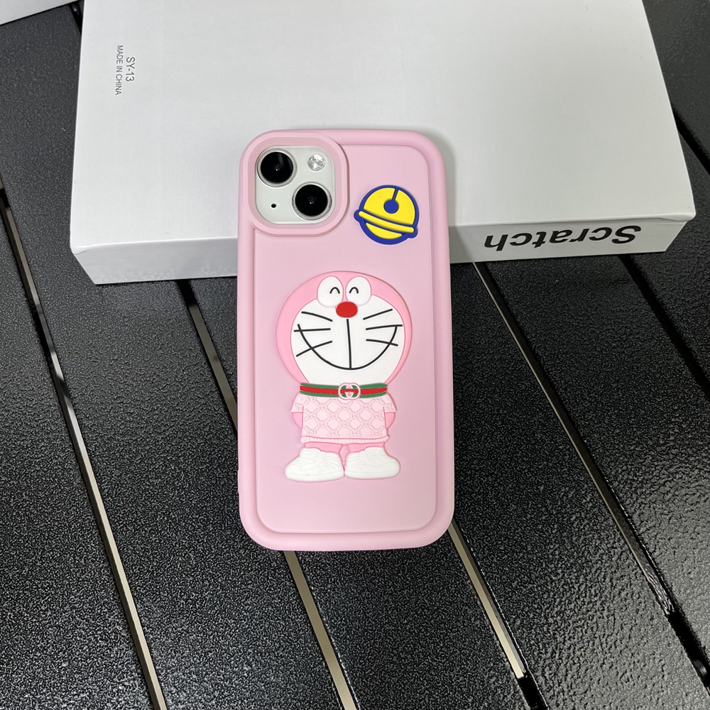 Ốp Điện Thoại In Hình Mèo 3D Màu Macaron Cho iPhone 14 Pro Max 14Pro 14 13 Pro Max 12 Pro Max 11 XR XsMax