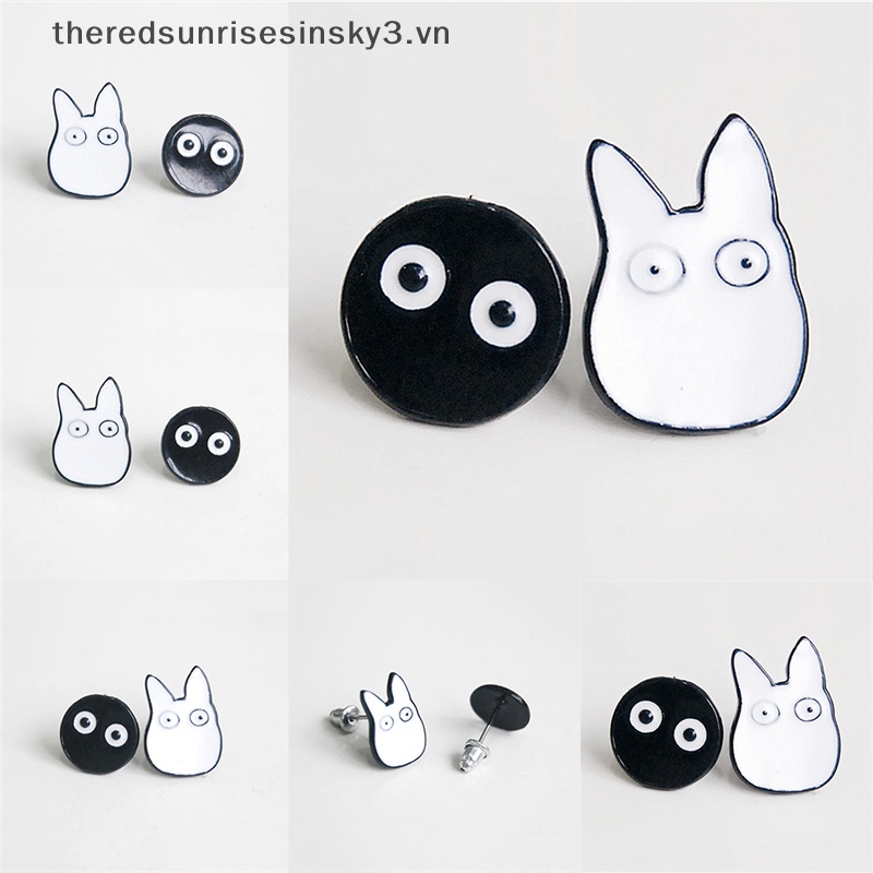 1 Đôi Bông Tai Hình Hoạt Hình Totoro Đáng Yêu Dành Cho Nữ