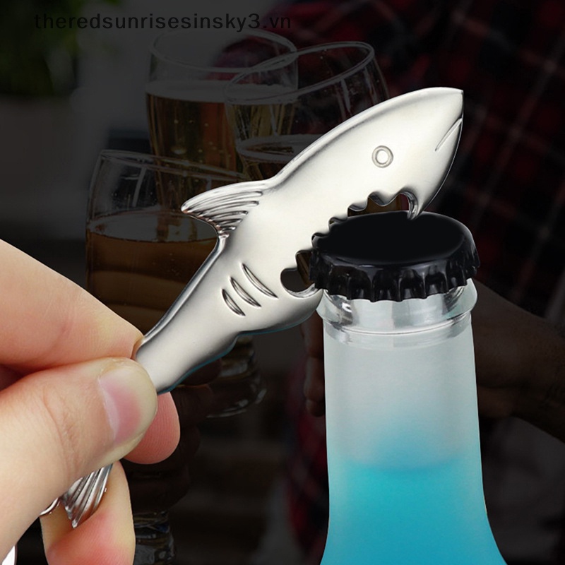 Móc Khóa Hình Cá Mập Bằng Kim Loại Sáng Tạo Thời Trang