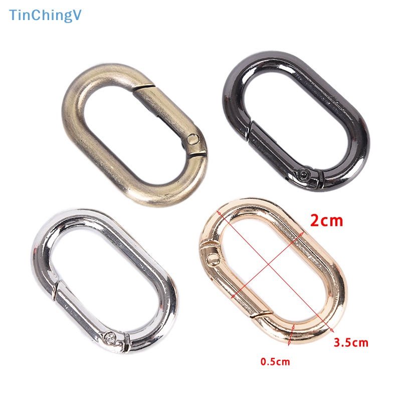 [TinChingV] Set 5 Móc Khóa Tròn O-Ring Bằng Hợp Kim