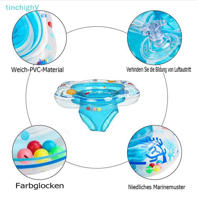 Phao Bơi Đôi Bơm Hơi Chống Rò Rỉ Dành Cho Trẻ Em  [Mới] [Mới]
