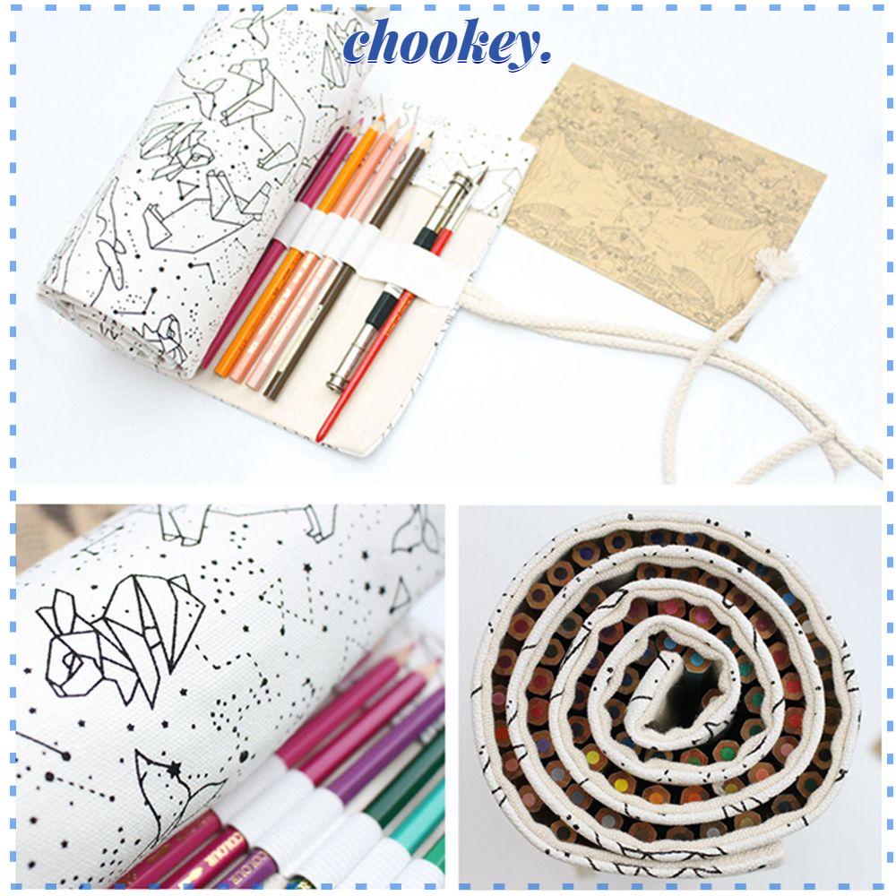 CHOOKEY Túi Đựng Bút Chì 36 / 48 / 72 Lỗ Mới