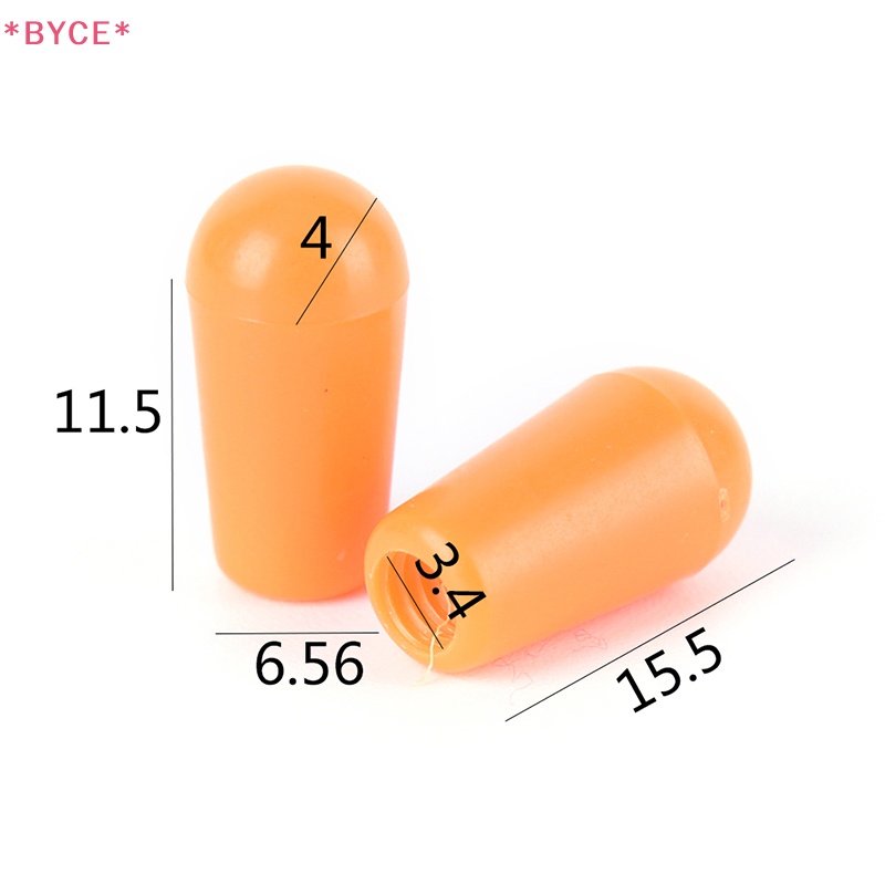 Nút Nhựa 6X4Mm Bọc Công Tắc Đàn Guitar Điện Màu Sắc Ngẫu Nhiên Chất Lượng Cao Mới