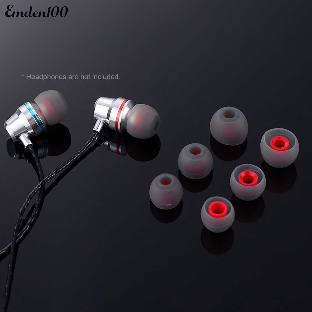 Set 5 Cặp Nút Tai Nghe Nhét Tai Bằng Silicon Mềm Cách Âm