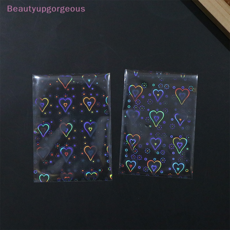 Set 100 Thẻ Chơi Game Hình Trái Tim Màu Laser