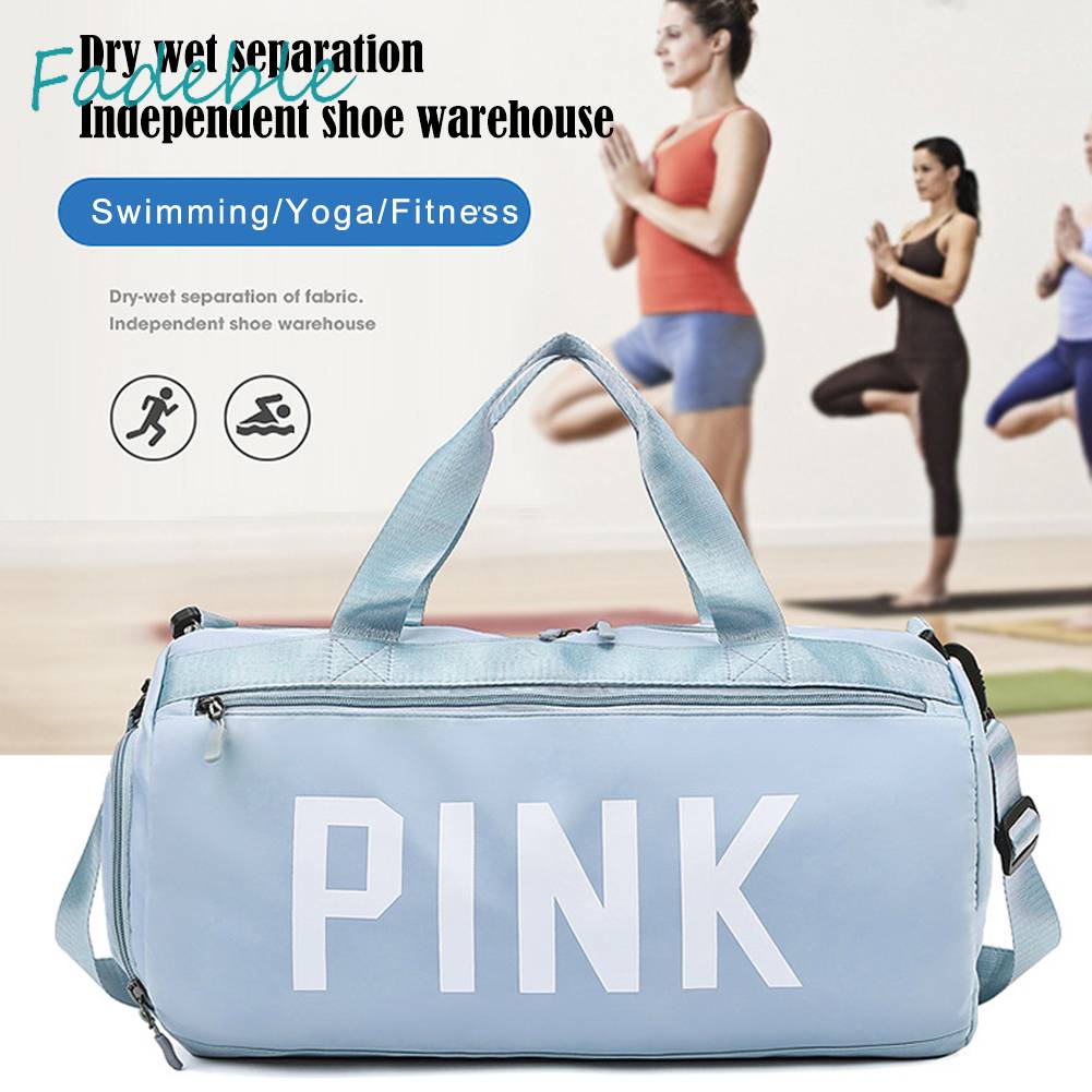 Túi Du Lịch / Tập Thể Hình Chia Ngăn Khô Và Ướt Bằng Vải Oxford Có Thể Gấp Gọn