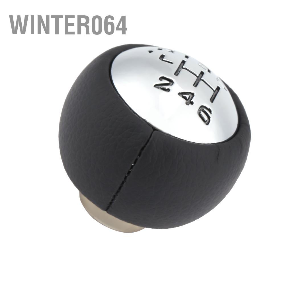 Winter064 Xe Ô Tô 6 Tốc Độ Cần Số Núm Đầu Cho Đạp Peugeot 307 308 3008 407 5008 807 Đồng Hồ C3 C4 C8