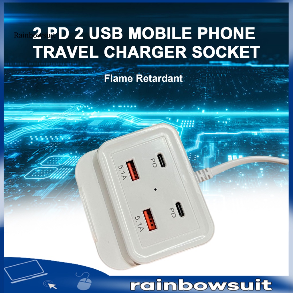 Cốc Sạc Điện Thoại Di Động USB Kép PD Kép Hiệu Suất Cao Cho Android Apple