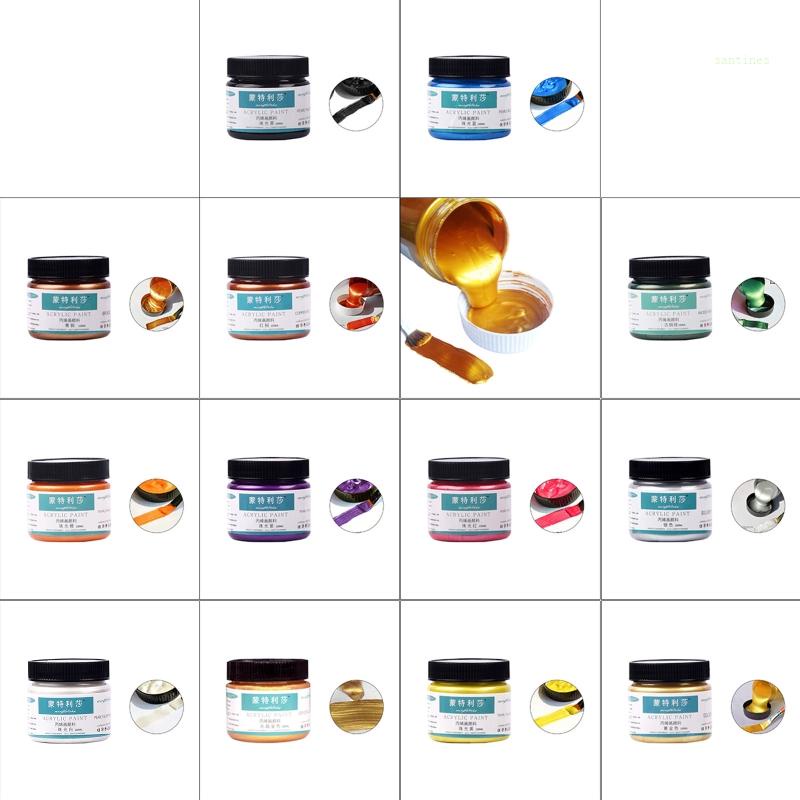 Sơn Acrylic Ánh Kim 14 Màu Sắc Tùy Chọn