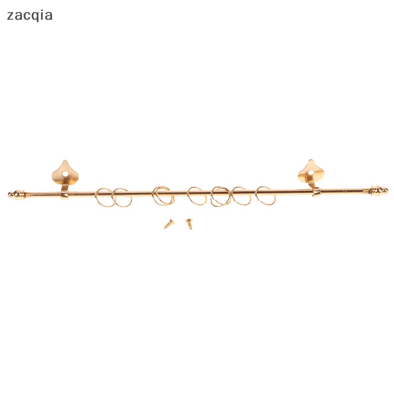 Thanh Rèm cửa sổ Bằng Kim Loại Mạ Vàng Tỷ Lệ 1: 12 Dùng Trang Trí Nhà Búp Bê