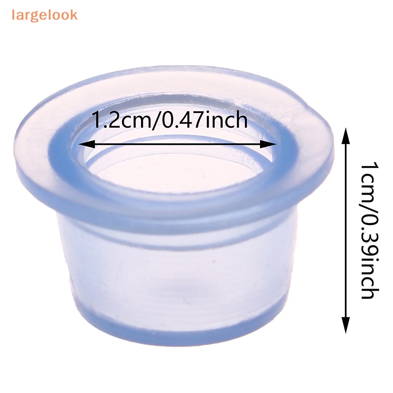 Set 100 Cốc Silicone Trong Suốt Đựng Mực Xăm Tiện Dụng