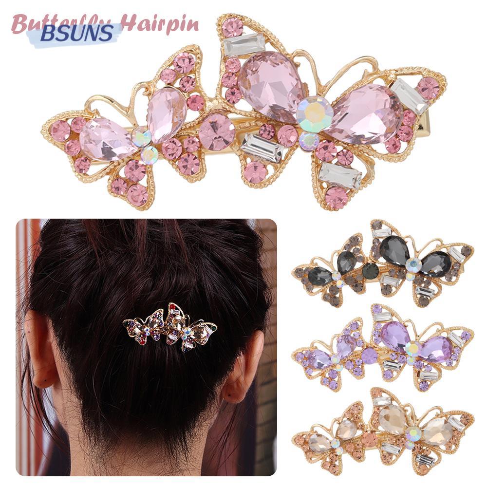 BSUNS Kẹp Tóc Đính Đá Toàn Bộ Cho Nữ