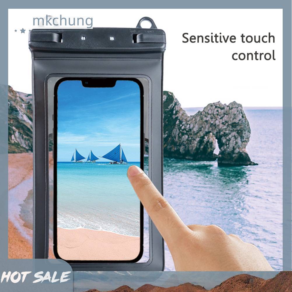 Túi Đựng Điện Thoại Cảm Ứng Chống Nước Bằng PVC Cho Các Môn Thể Thao Ngoài Trời