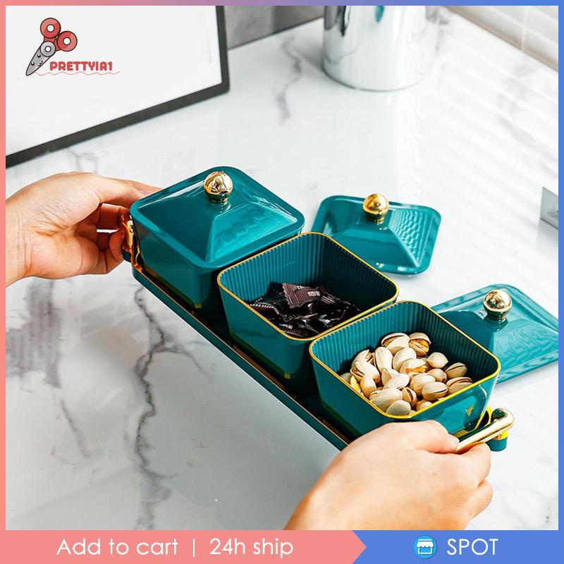 Khay Đựng Trái Cây Khô Kèm Giá Đỡ Tháo Rời Được Tiện Lợi Dành Cho Nhà Bếp