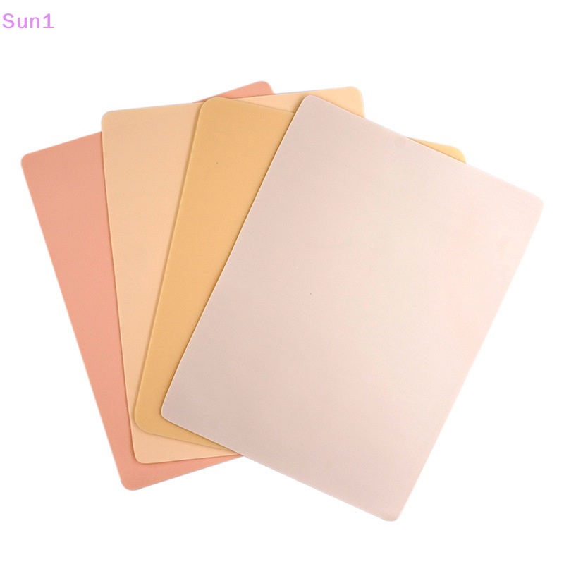 Set 1 / 8 Miếng Da Bằng Silicone Dùng Thực Hành Xăm Lông Mày Tiện Dụng