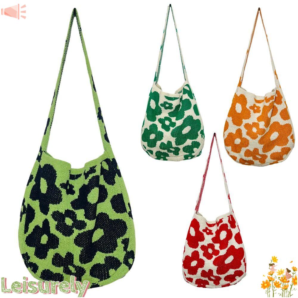 LEILY Túi Đeo Vai Dệt Jacquard Thời Trang Thường Ngày