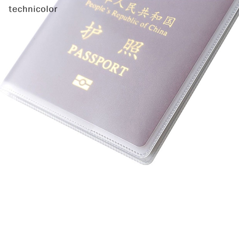 Vỏ Bọc Hộ Chiếu Du Lịch Bằng PVC Trong Suốt Chống Nước Kèm Ngăn Đựng Thẻ ID Cho Nam Và Nữ