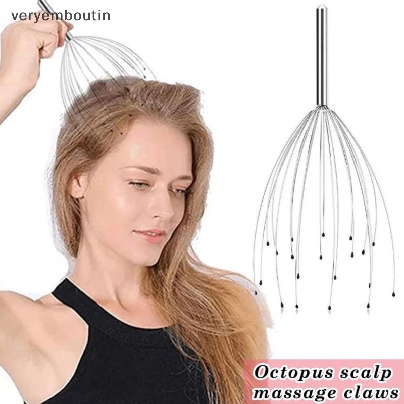 Dụng Cụ Mát Xa Da Đầu Giúp Thư Giãn Sâu Kích Thích Mọc Tóc Và Giảm Căng Thẳng