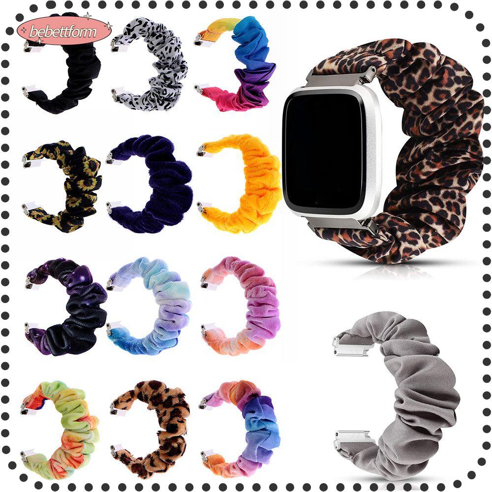 BEBETTERM Dây Đeo Thay Thế Chất Liệu Silicon Màu Trơn Cho Fitbit Versa 2 Lite