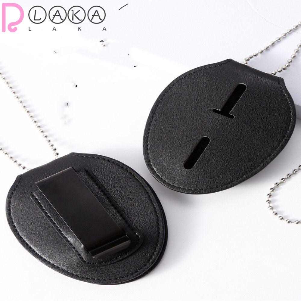 LAKAMIER Bao Đựng Hộ Chiếu / Thẻ Tín Dụng Màu Đen Có Dây Xích Dành Cho Văn Phòng