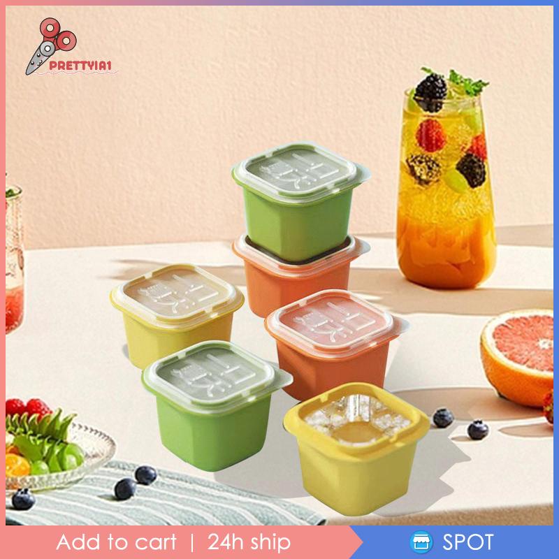 Set 6 Khuôn Làm Đá / Sô Cô La / Đá Đa Năng Tháo Lắp Nhanh DIY