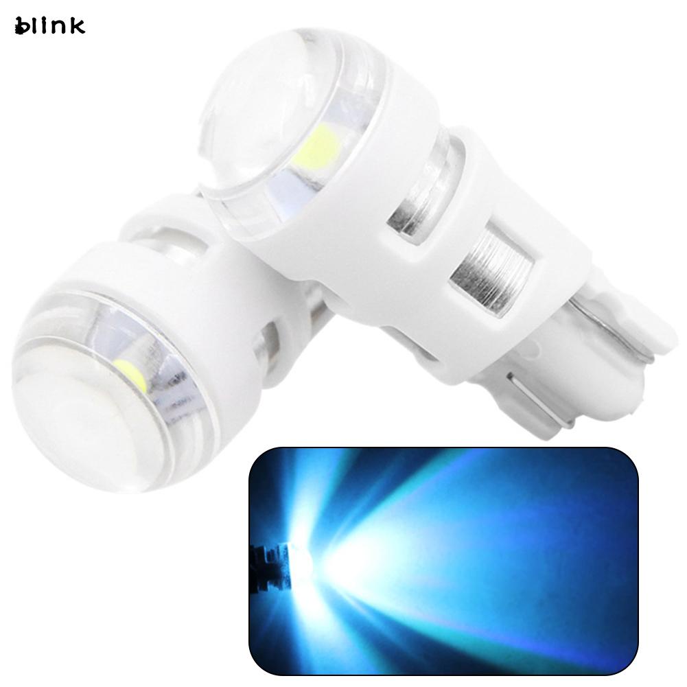 Set 2 Đèn LED T10 3030 Ánh Sáng Trắng Dành Cho Ô Tô