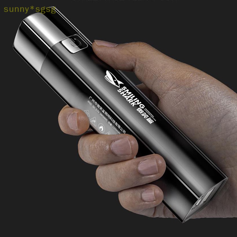 Nắng * SGSG 2 Trong 1 990000lm Siêu Sáng G3 LED Đèn Pin Torch Ánh Sáng Ngoài Trời Mới