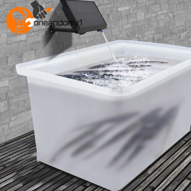 Máy Bơm Oxy Cho Bể Cá Dùng Năng Lượng Mặt Trời Có Thể Sạc Lại Tiện Dụng