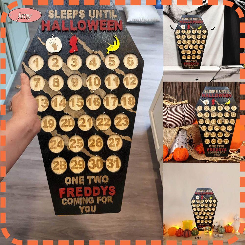 KRNY Lịch Đếm Ngược 31 Ngày Treo Tường Trang Trí Phong Cách Halloween