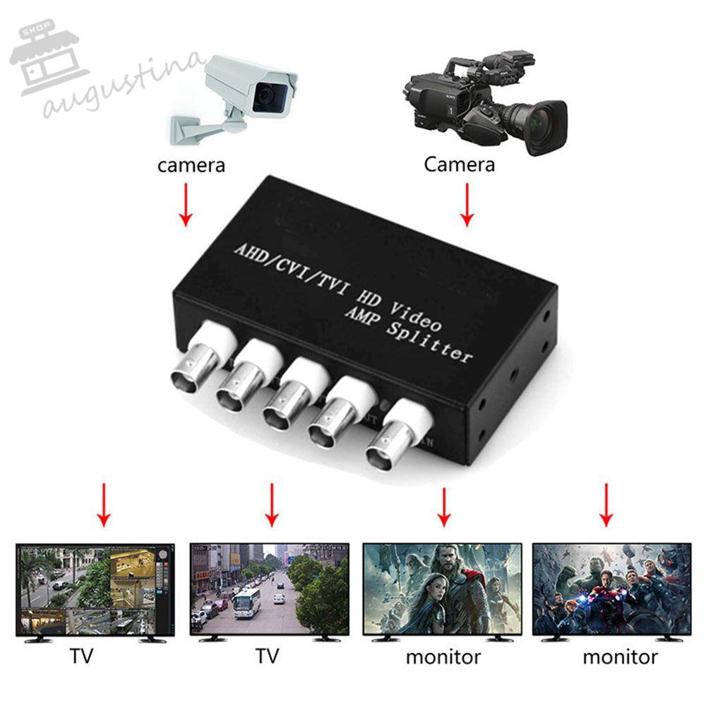 AUGUSTINA Bộ ChuyểN ĐổI Video 5MP HD CCTV CVI AHD 1 Trong 4