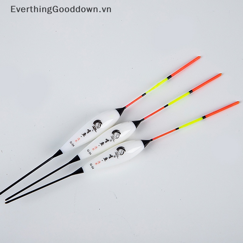 Everthinggooddown Set 3 Phao Nổi Câu Cá Bằng Nhựa Dạng Ngắn vn
