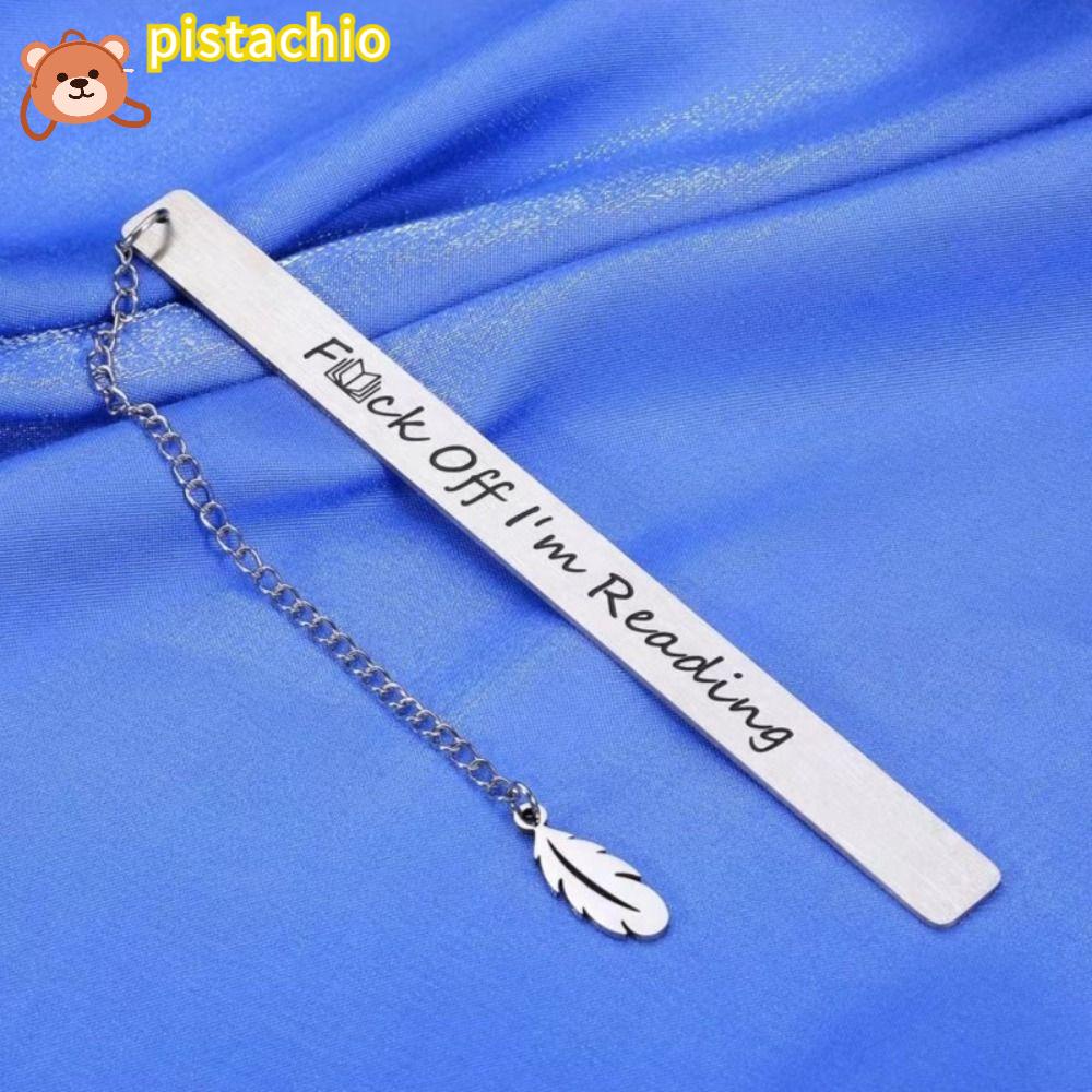 PISTA Thẻ Đánh Dấu Trang Sách Bằng Kim Loại