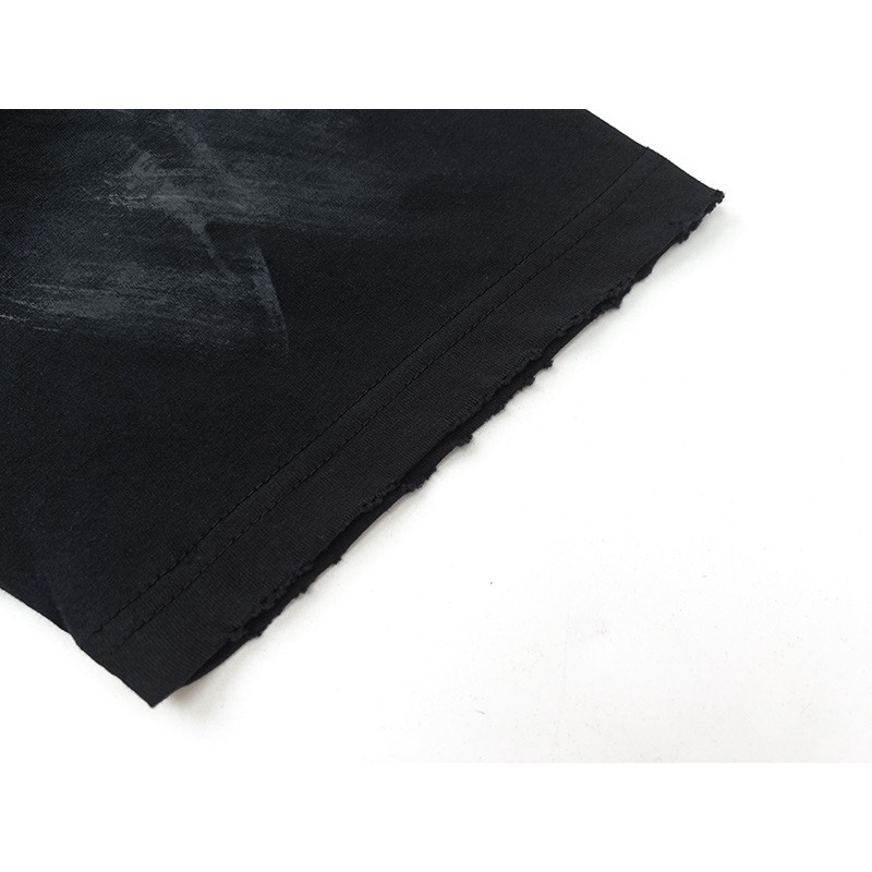 Ba-mới Áo Thun Tay Ngắn In Hình Vẽ Bằng Đất Sét Cổ Điển Hai B Thời Trang Unisex