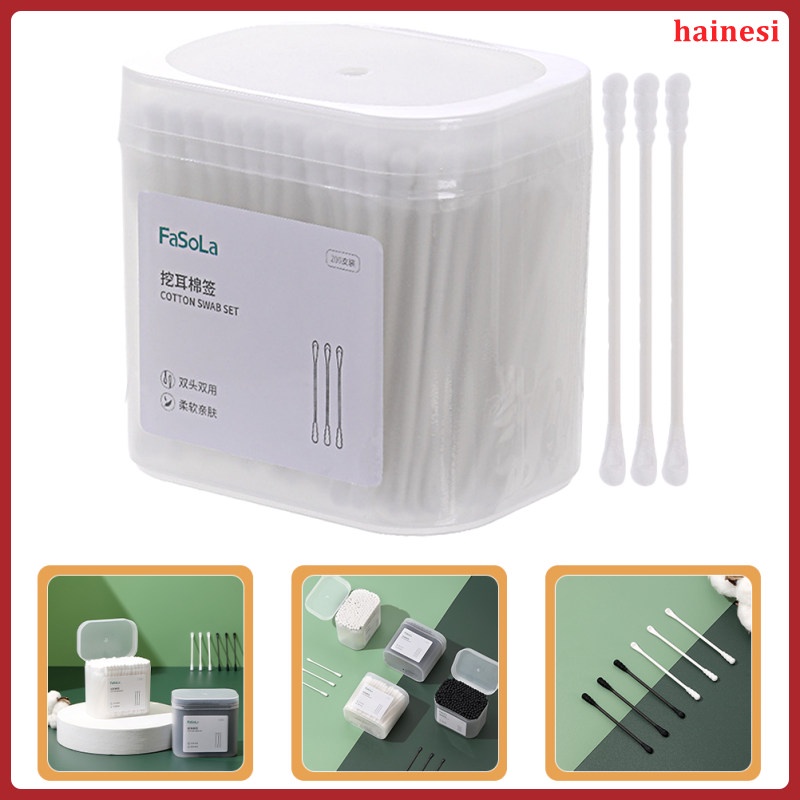 Tăm Bông Cotton Hai Đầu Nhọn Dùng Cho Trẻ Em