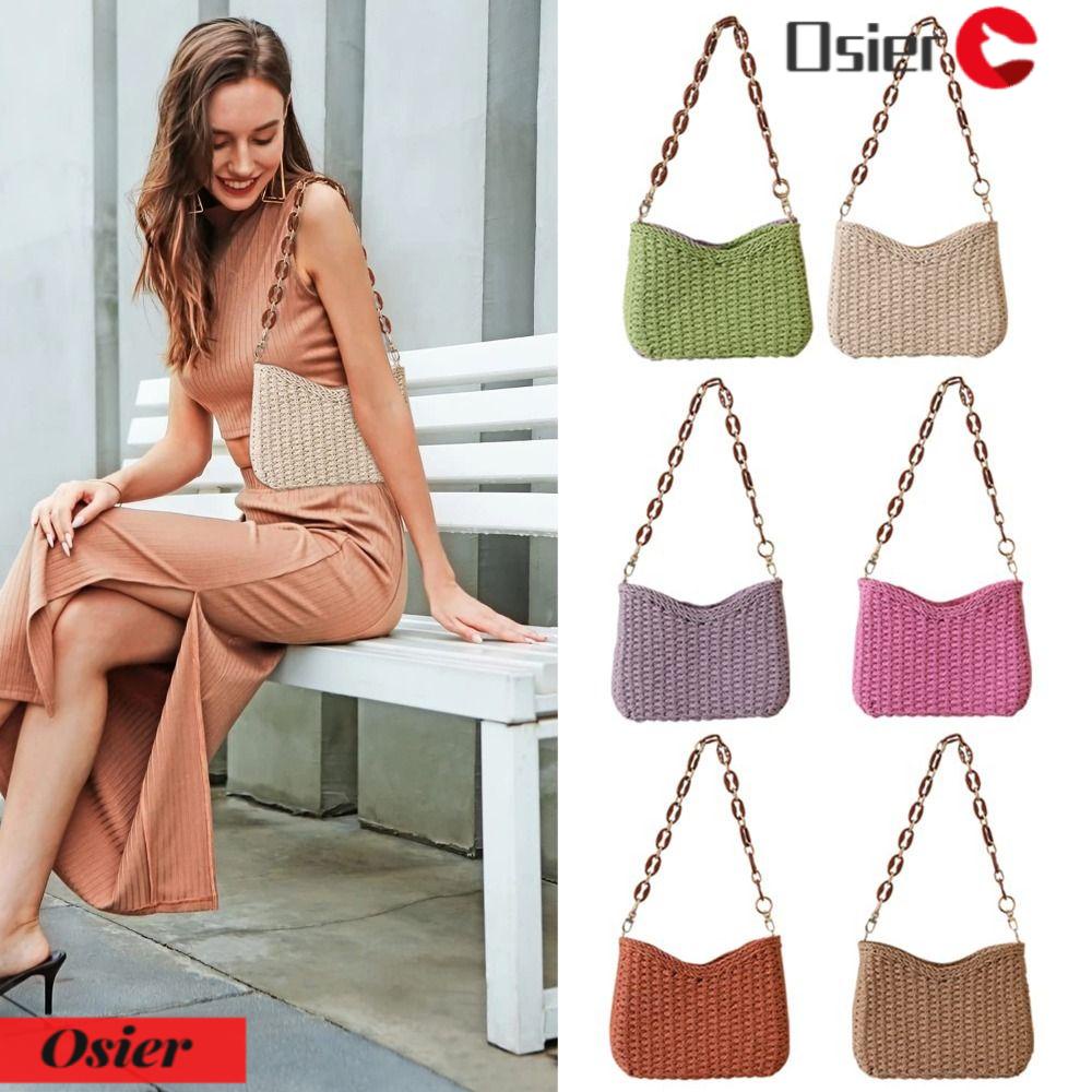 OSIER1 Túi Xách Đeo Chéo Thời Trang Mùa Hè Cho Nữ