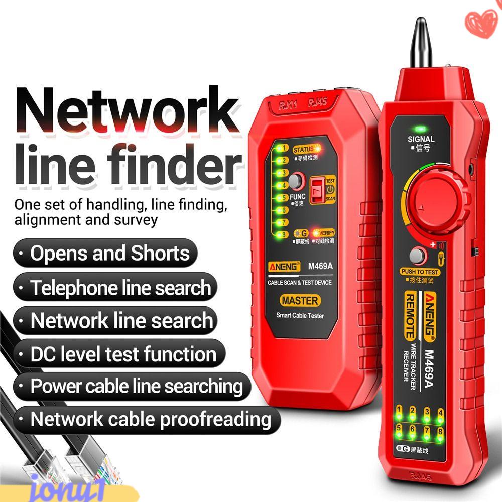 JONYE Máy Dò Đường Dây Điện Thoại Di Động M469A RJ45 RJ11