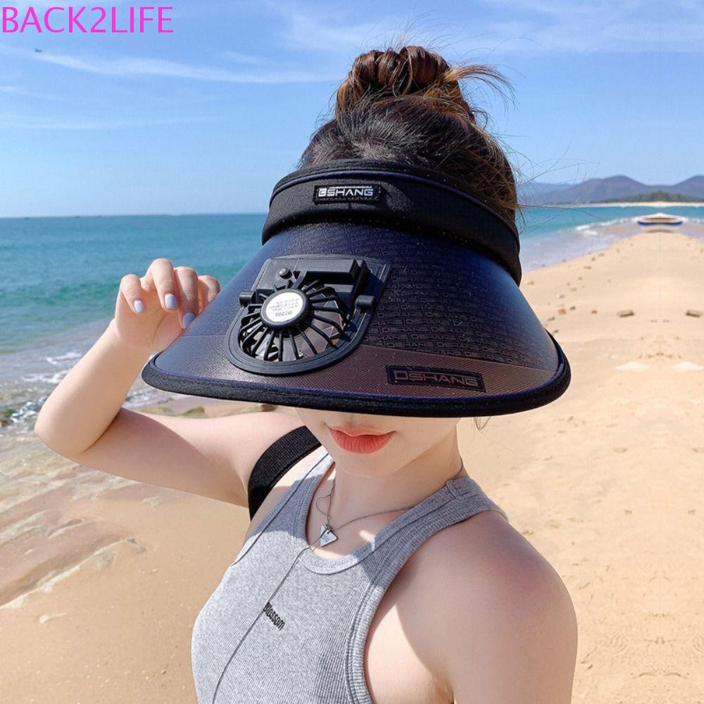 BACK2LIFE Mũ Chống Nắng Tia UV Vành Rộng 3 Tốc Độ Thiết Kế Mới