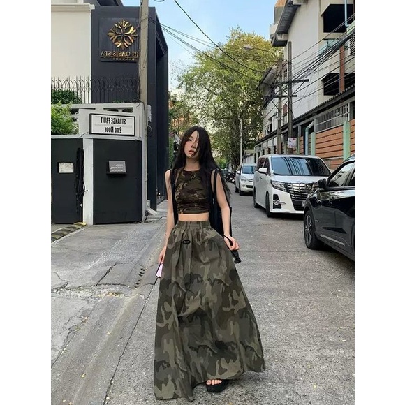 Chân váy Chân váy jean Chân Váy Bò váy nữ Chân Váy Chữ A 2023 New Style JL071308
