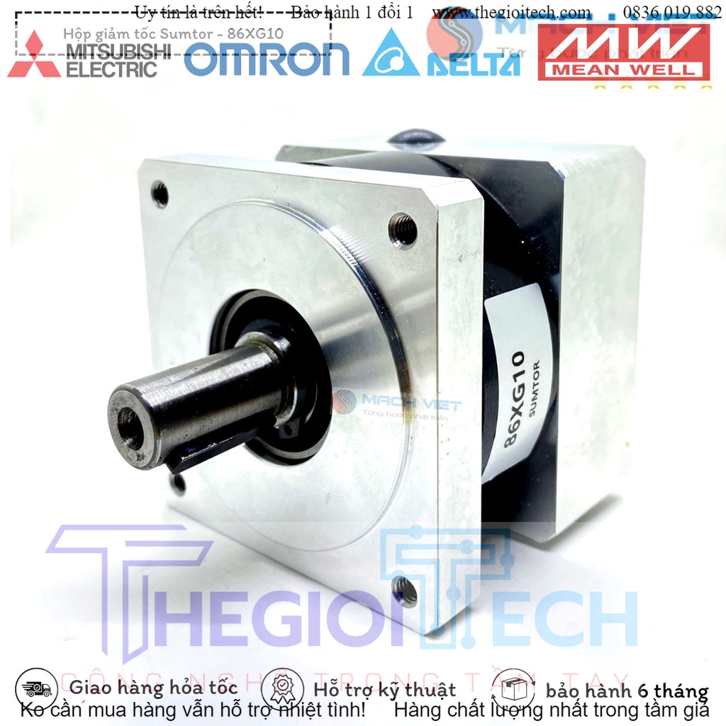 Hộp giảm tốc hành tinh động cơ bước SUMTOR size 86 - Tỷ Số 1:5