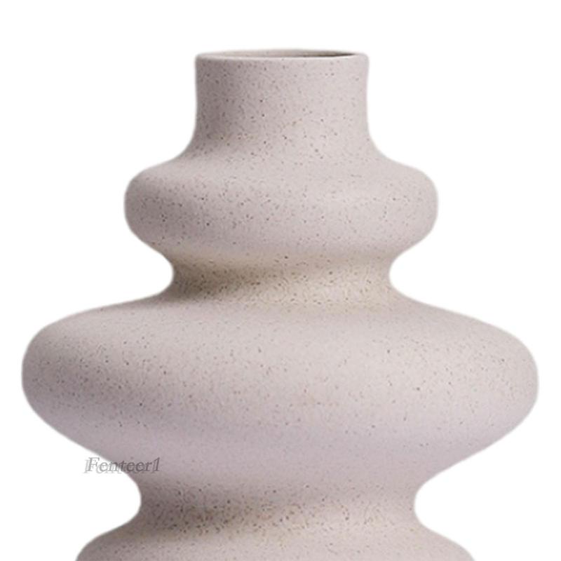 Chậu Hoa Bằng Gốm Nhám Đa Năng Trang Trí Phòng Ăn