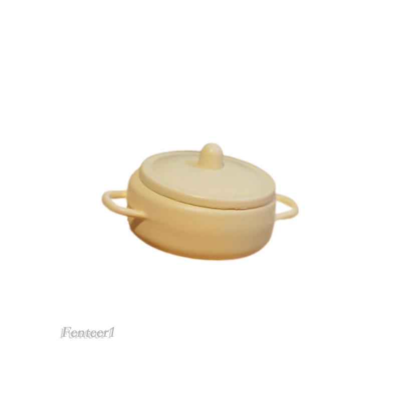 Mô Hình Nồi Nấu Ăn Mini Tỉ Lệ 1 / 6 1 / 12 Trang Trí Nhà Búp Bê