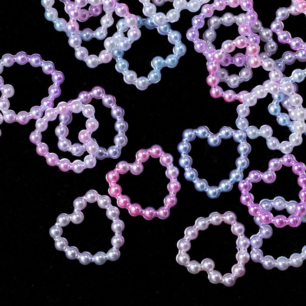 1 Túi Hạt Nhựa PVC Màu Sắc Tươi Sáng Dùng Trang Trí Móng Tay Nghệ Thuật DIY