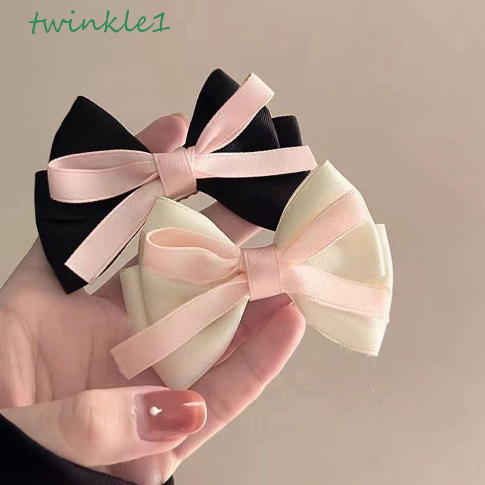 TWINKLE Kẹp Tóc Nơ Bằng Hợp Kim Y2k Dành Cho Nữ