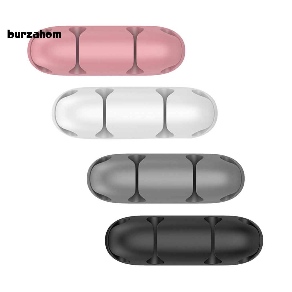 Kẹp Cố Định Dây Cáp USB Bằng Silicone Linh Hoạt Không Cần Khoan Lỗ