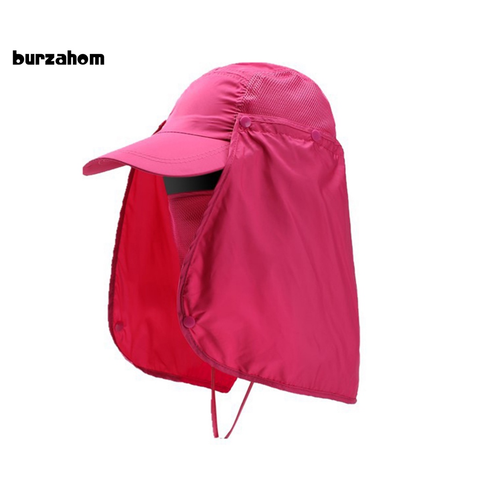 Mũ Lưỡi Trai Có Tấm Che Mặt Và Cổ Chống Nước Chống Tia UV Thoáng Khí Dành Cho Nam Nữ