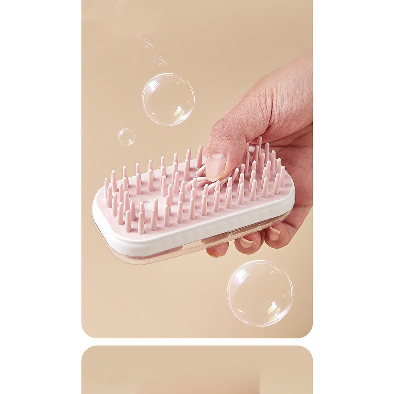 Bàn chải tắm Bàn Chải Silicone Massage Tắm Cho Thú Cưng bàn chải tắm chó bàn chải tắm cho chó sữa tắm thú cưng