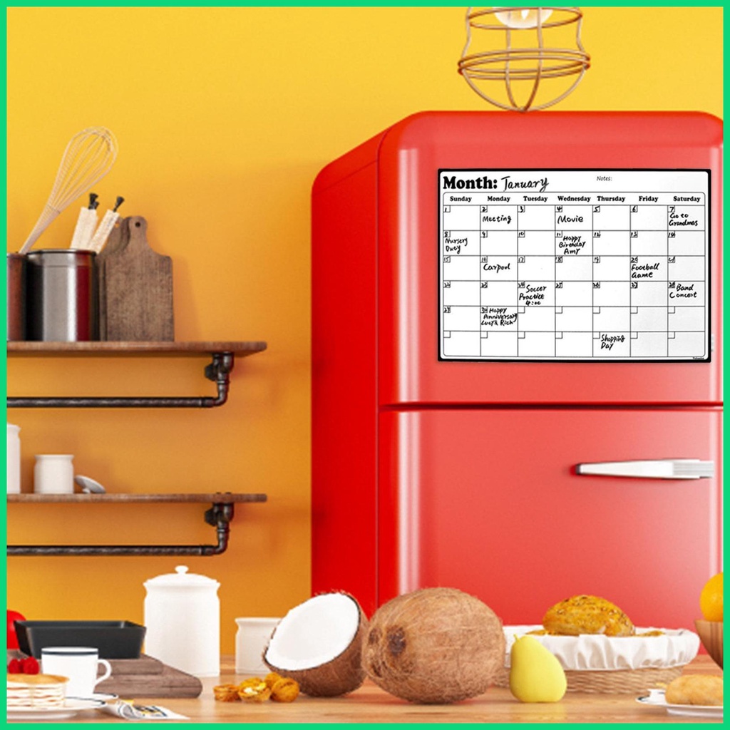 Lịch Nam Châm Gắn Tủ Lạnh Theo Tháng Tiện Lợi