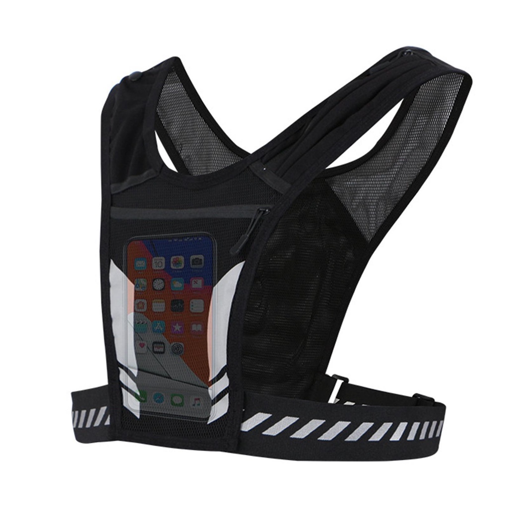 Áo Khoác Phản Quang Chạy Bộ Có Túi Đựng Điện Thoại Trọng Lượng Nhẹ Cho Nam