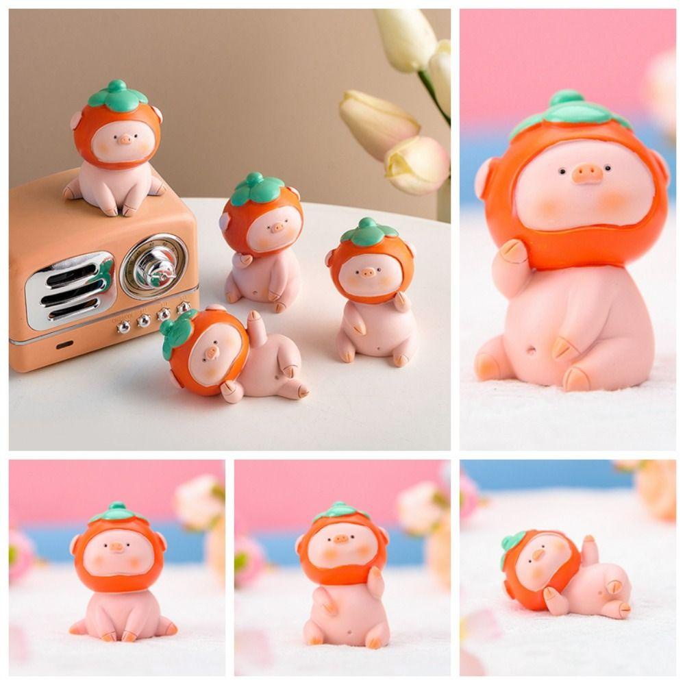 Mô Hình Chú Heo Hồng Dễ Thương Dùng Trang Trí Xe Hơi