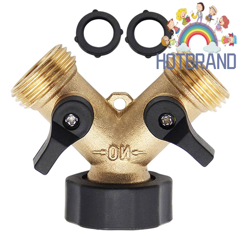 Vòi Nước Chữ Y 2 Chiều 3 / 4 Inch Kèm 2 Vòng Đệm Bằng Đồng Thau Chuyên Dụng Cho